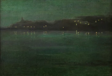 Nocturne : Battersea Reach